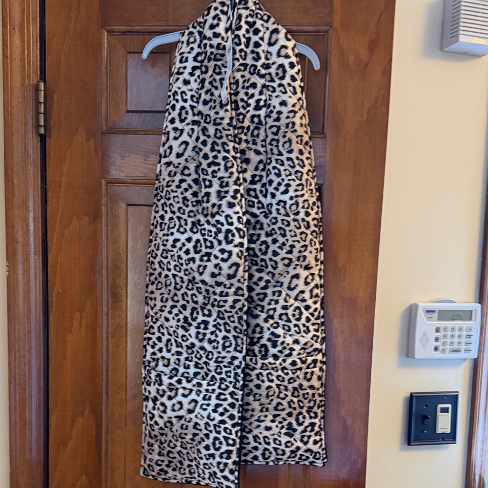 Chico's Animal Print Quilted Jacket